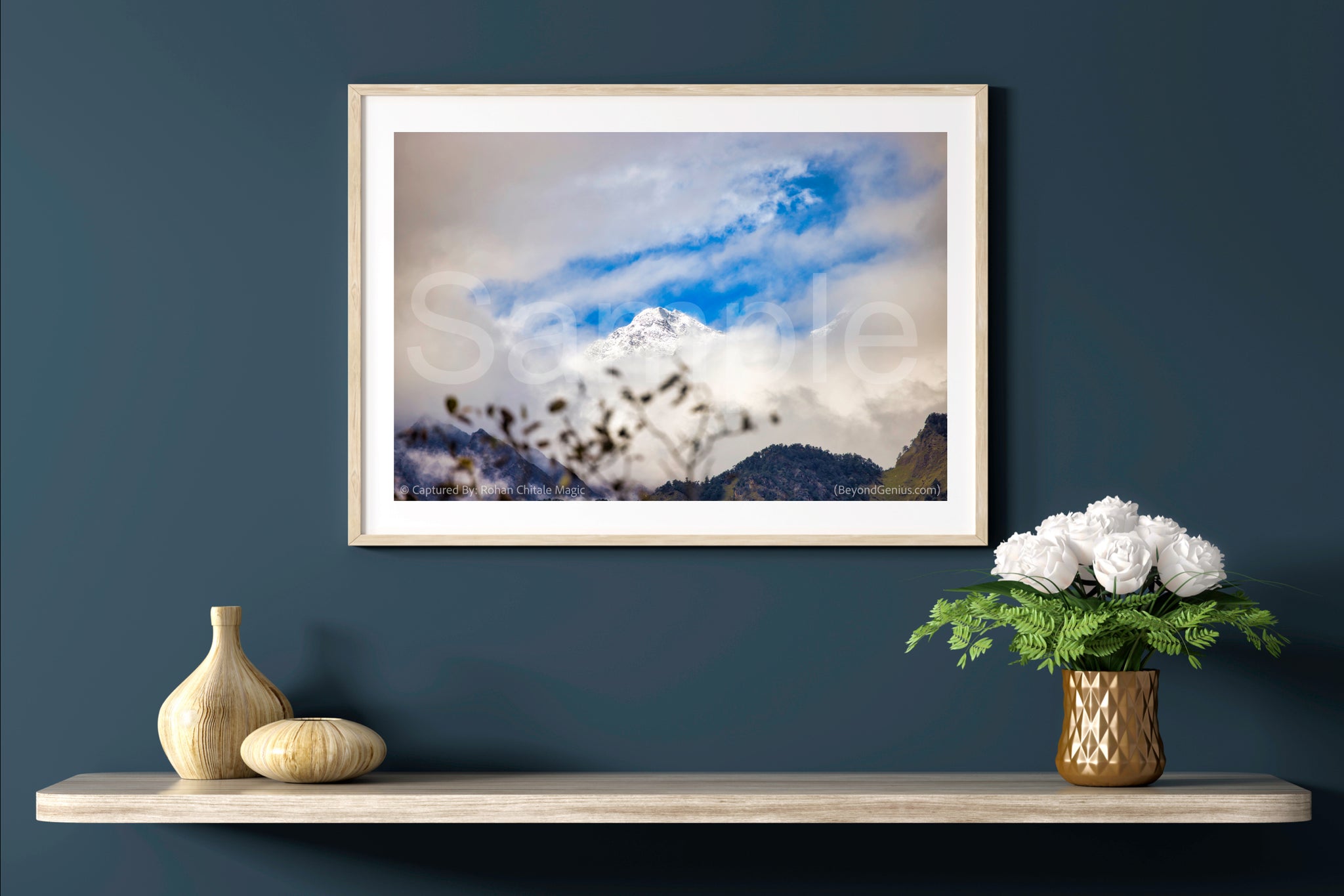 Himalayas a Ray of Light! Fine Art Photograph Print